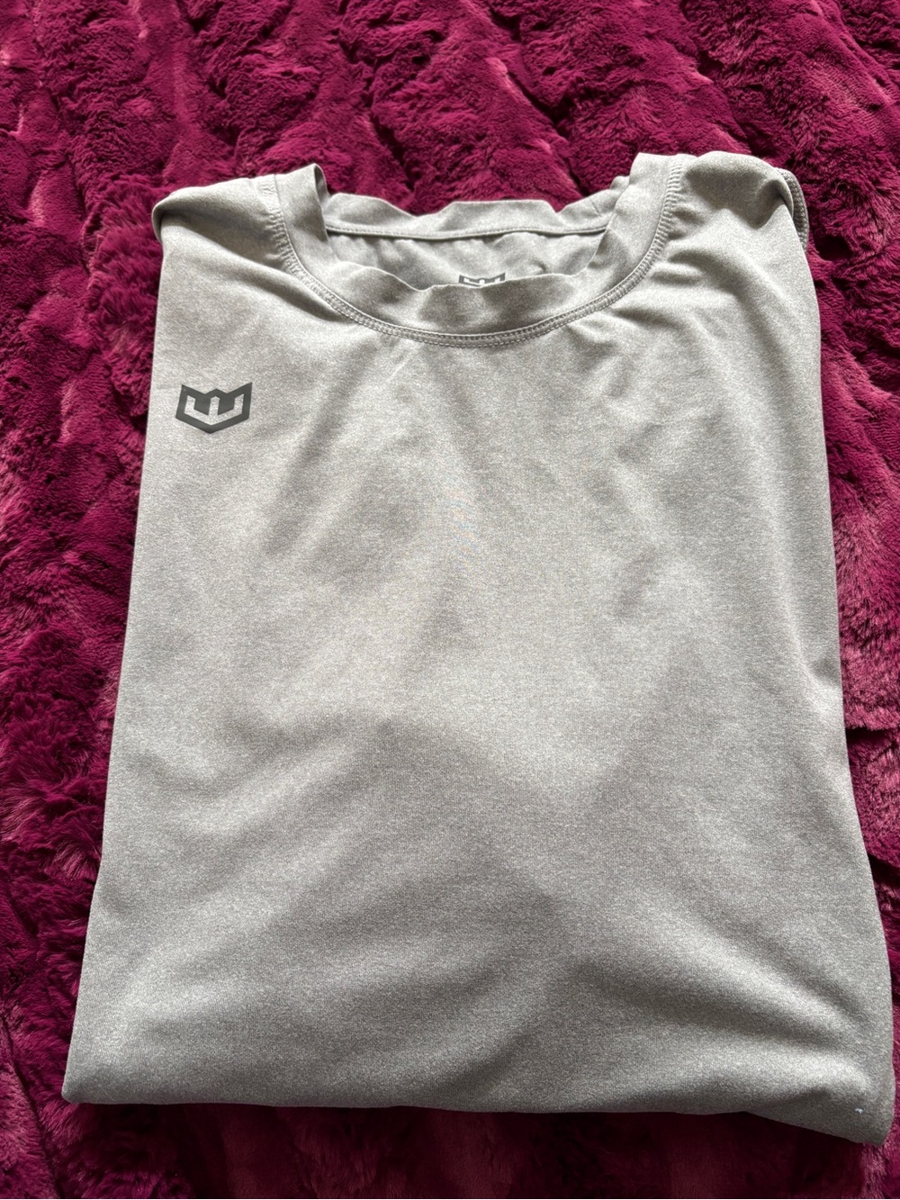 Warroad Men's Gray Performance Crew Neck Shirt size m never worn